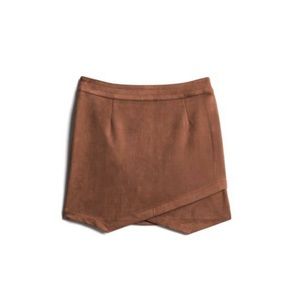 BB Dakota Steve Madden Faux Suede Skirt
